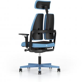 Silla Gaming Nowy Styl Xilium G Duo traslak X-move Azul con brazo XD cabecero 2D