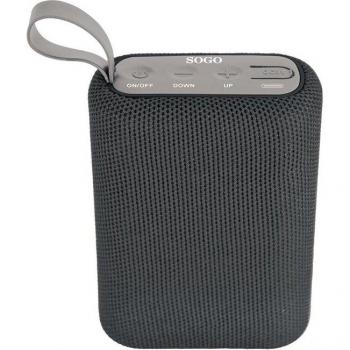 Mini Altavoz Bluetooth Portátil Inalámbrico Gris Sogo
