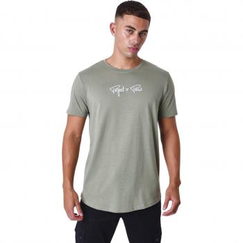 Project X Paris Basic Cotton T-Shirt - Khaki, Size S
