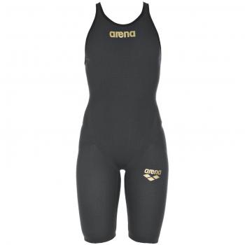 Arena W Pwsk Carbon Flex Vx Fbslo Bañador Bañador de Competición, Mujer Gris