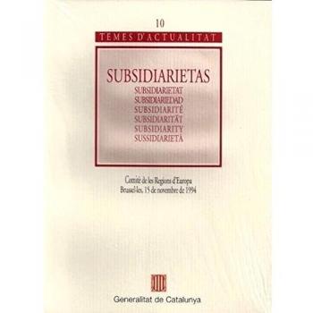 Subsidiarietas. Subsidiarietat