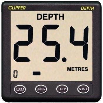 Nasa Clipper - Sonda/Contador de Metros de Pesca, Color Gris Oscuro