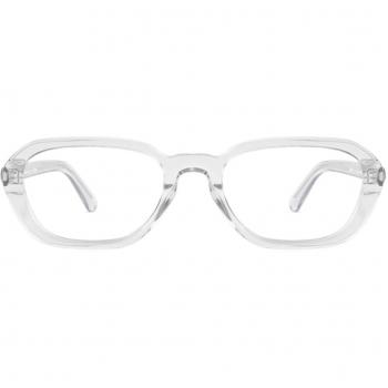 CHIMI B Light Grises Armazones para Hombre con Lentes Recetadas Transparentes