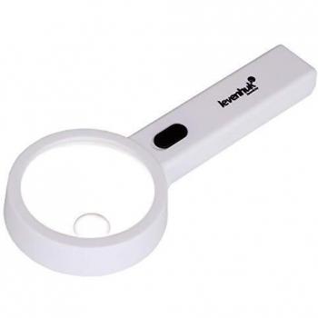 Lupa Levenhuk Zeno Handy ZH35 6x con Luz LED y Diseño Compacto