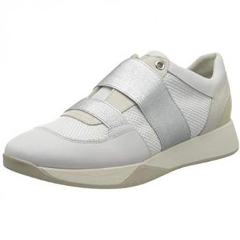 Zapatillas Deportivas de Mujer GEOX D Suzzie Multicolor (Blanco/Dorado Claro)