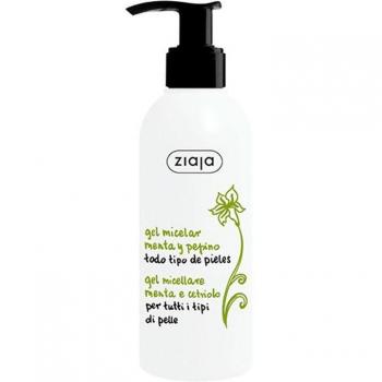 Ziaja Gel Limpiador Micelar con Extracto de Pepino y Menta 200ml