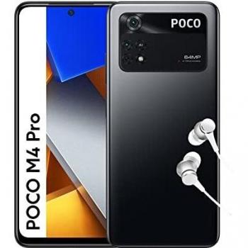 POCO M4 Pro Smartphone 6+128GB, Pantalla de 6.43 pulgadas 90Hz AMOLED DotDisplay, MediaTek Helio G96, Triple Cámara de 64MP, 5000mAh, Power Black, Versión ES