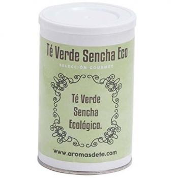 Aromas de Té - Pirámides de Té Verde Sencha Ecológico/Té Verde Adelgazante con Propiedades Diuréticas y Estimulantes de Cultivo Ecológico, 10 pirámides