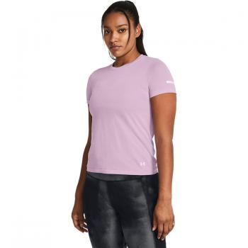 Under Armour Women's Seamless Stride Short Sleeve Running Shirt - Purple Ace