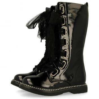Gioseppo 46684-P, Botas Altas para Niñas, Negro, 34 EU