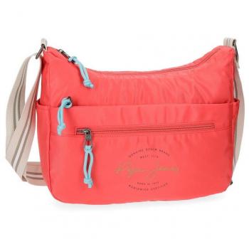 Pepe Jeans Yoga Bolso Bandolera, 32 cm, 8.8 litros, Rojo