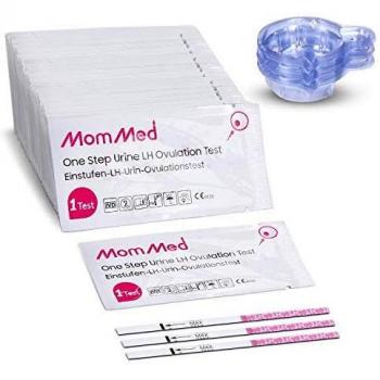 MomMed Test de Ovulación 60 tests, tiras de ovulacion LH60