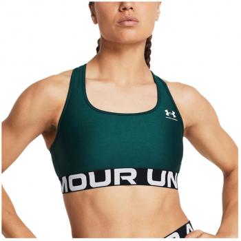 Under Armour - Sujetador deportivo de mujer HeatGear® Armour Mid Branded