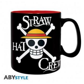 Taza One Piece Luffy y Calavera 460 ml