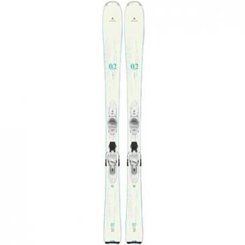 Esquís Alpinos Dynastar E Lite 2 con fijaciones Xpress 10 GW, color blanco, diseño para mujer, longitud de 148 cm