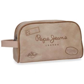 Pepe Jeans Duetone 6674453 Neceser de Viaje, 26 cm, 4.99 Litros, Marrón