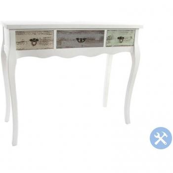 Consola madera natural envejecido