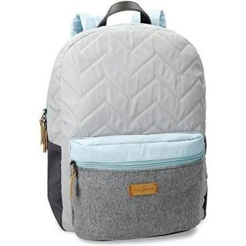 Pepe Jeans Ripple Mochila Tipo Casual, 42 cm, 21.5 litros, Gris