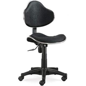 Q-Connect - Silla Giratoria Respaldo Medio Regulable Altura 860+120Mm Alto 430Mm Ancho Y 440Mm Prof Negra