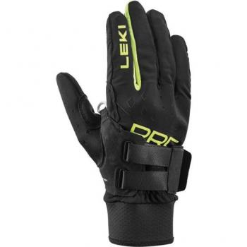 Guantes Leki Alpino PRC Shark Negro, guantes de esquí con tecnología de agarre Shark, diseño ergonómico, aislamiento térmico, material resistente al agua y transpirabilidad