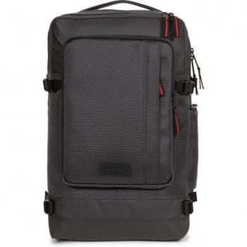 Mochila Eastpak Tecum L Business con Funda Integrada 22L Gris Oscuro Rojo