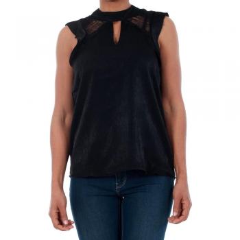 Vero Moda Camiseta Mujer S Negro 10196964 VMDORIS SL Top O17 Black