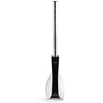 Taurus Babel Invisible - Ventilador de torre delgado y 101 cm, 12 velocidades, 3 modos, motor DC 100% cobre eficiente y duradero, temporizador, control remoto, muy silencioso, filtro polvo extraíble