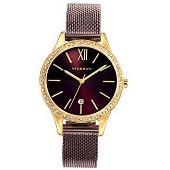 Viceroy Reloj Analogico para Mujer de Cuarzo con Correa en Acero Inoxidable 471100-43