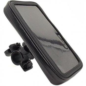 MTP HTC One M8, Sony Xperia Z5, Huawei Honor 7, Asus Zenfone 2 ZE551ML, LG G4, Samsung Galaxy J5 Funda / Soporte Universal Impermeable para Bicicleta 5.5, Dimensiones internas de funda: 15.8 x 7.8cm - Negro