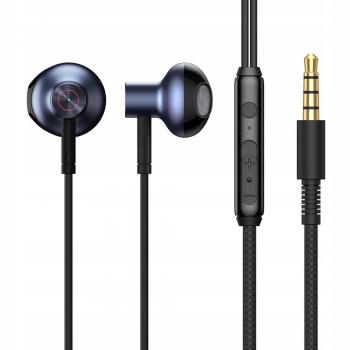 Auriculares Alámbricos Baseus Encok H19 In-Ear con Micrófono 3.5mm para Llamadas/Música/Sport - Negro