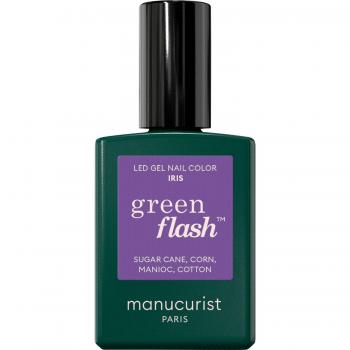 Esmalte de uñas Manucurist Paris Green Flash Iris 15 ml - Instant Dry Extra Long Wear