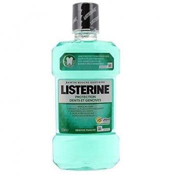 Enjuague Bucal Listerine Protección Dientes y Encías 500ml Menta Fresca