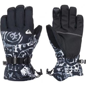 Guantes de hombre Quiksilver Mission, modelo MISSION GLOVE SNOW HERITAGE TRUE BLACK, talla L