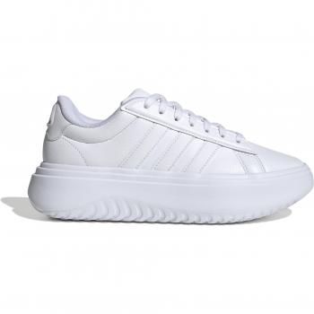 Adidas Grand Court Platform Women's Sneakers - White/Grey