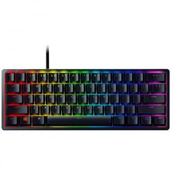 Teclado Gaming Razer Huntsman Mini 60% Opto-Mecánico Retroiluminación LED RGB Nordic Con Cable Black