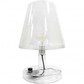 Lámpara de mesa LED Fatboy Trans-Parents transparente 51cm