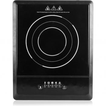 Placa de Inducción Cerámica 2700W con Zona de Cocción de 18cm y 5 Niveles de Potencia