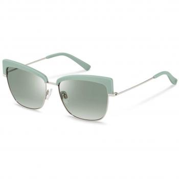 Rodenstock R1434 B Anteojos de Sol para Mujer Verdes 57 Lentes
