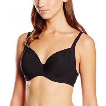 Lovable Reggiseno Ferretto Leggermente Imbottito Ultimate Modelling. Alto Sostegno, Traspirante, Parte de Arriba de Bikini Para Mujer, Negro