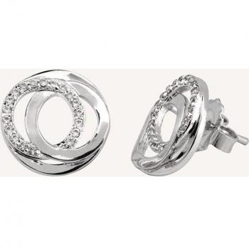 Pendientes Vidal & Vidal Essentials acabados en rodio