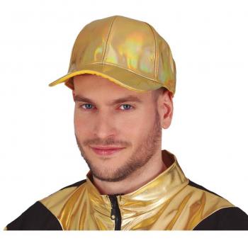 Gorra Metalizada Dorada para Adulto