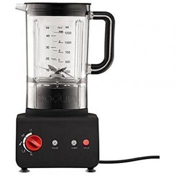 Bodum BISTRO - Batidora eléctrica de vaso, capacidad de 1,25 l, color negro