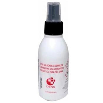 Solución Antiséptica Alcohólica de Clorhexidina 2% Dyns 125ml