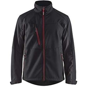 Blaklader Softshell Work Vest Black/Red Size 4XL