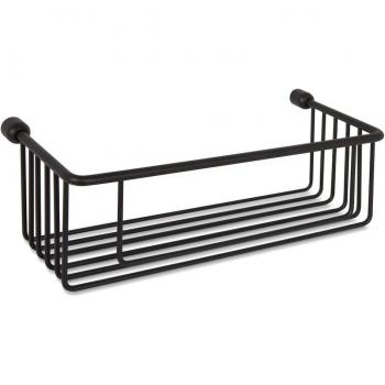 Jabonera de rejilla rectangular profunda para atornillar 3041 - Negro Texturizado