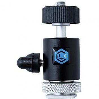 Lume Cube Adjustable Versatile Hot Shoe Mount - Black/Silver