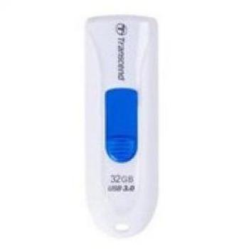 Pendrive Transcend JetFlash 790 de 32GB, USB 3.0, Velocidad de 90 MB/s, Diseño Retráctil