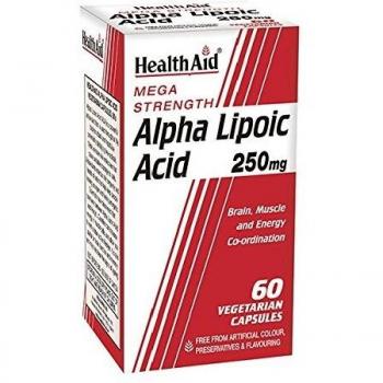 Health Aid Alpha Lipoic Acid 250mg, 60 Vegitapas