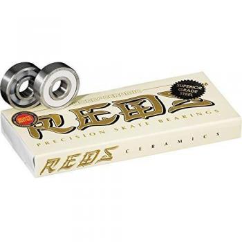 Bones Swiss Bearings Ceramic Super Reds - White - One Size