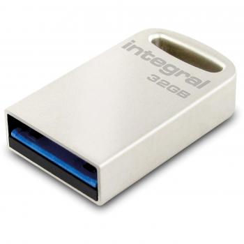 Integral Fusion - Memoria USB de 32 GB, Plata